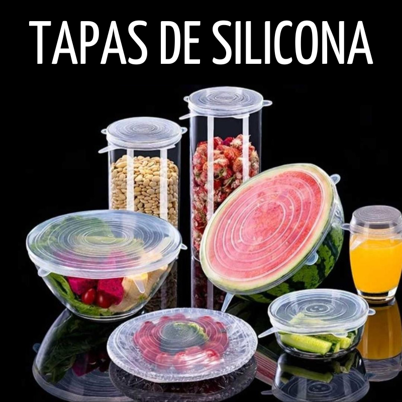 Tapas de Silicona Reutilizables